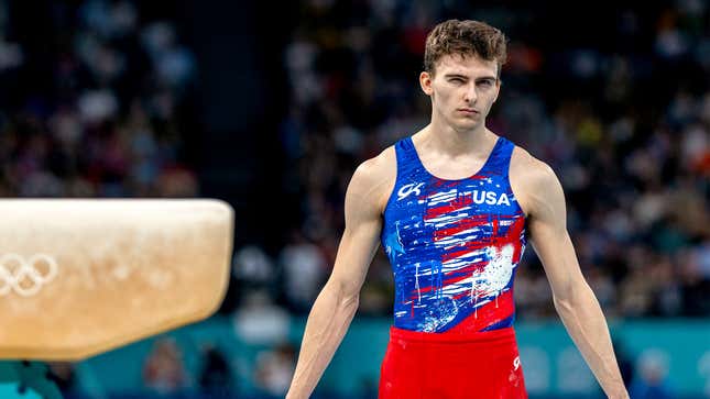 Image for article titled Stephen Nedoroscik Under Fire After Video Shows Him Whipping Pommel Horse