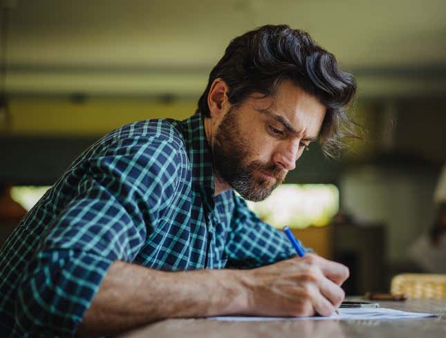 Image for article titled Newly Single Man Adds ‘For One’ After Every Item On Sad Little Grocery List