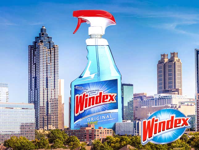 Image for article titled Windex Releases New 40-Story Bottles For Streak-Free Skyscrapers