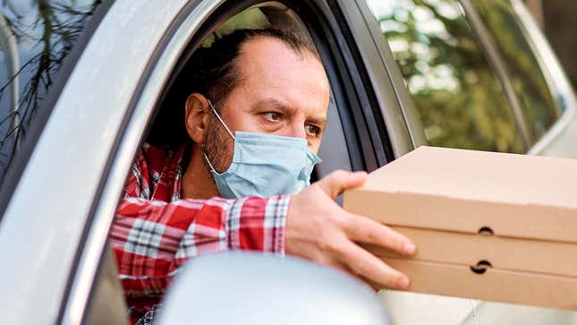 Image for article titled ‘Easy, Good Boy,’ Says UberEats Driver Trying To Hand Delivery To Man Without Getting Bitten