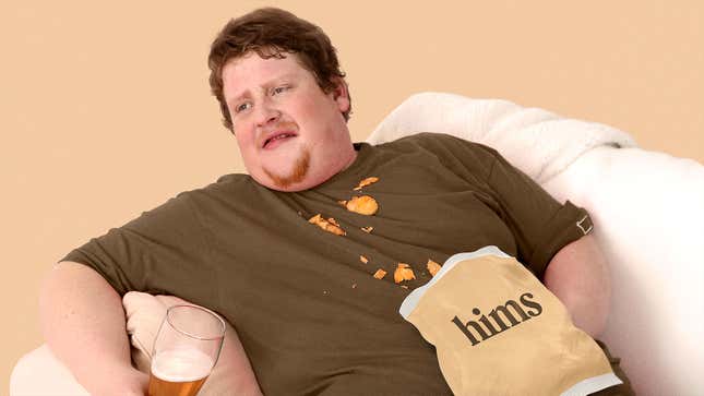 Image for article titled Hims Now Selling Bags Of Chips For Depressed, Impotent Losers Who Are Also Hungry