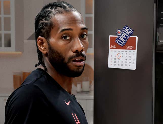 Image for article titled Motivated Kawhi Leonard Circles Date Of National TV Matchup On Calendar To Sit Out