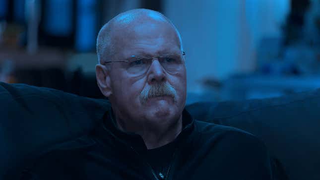 Image for article titled Andy Reid Closes Blinds, Silences Phone Before Eating Arugula And Fig Salad