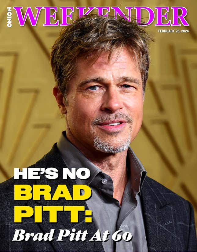 Image for article titled He’s No Brad Pitt: Brad Pitt At 60