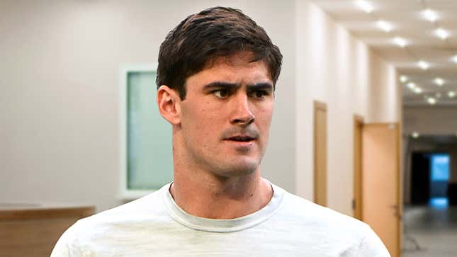 Image for article titled Physical Therapy Office Politely Declines Daniel Jones’ Offer Of Framed, Signed Jersey For Wall