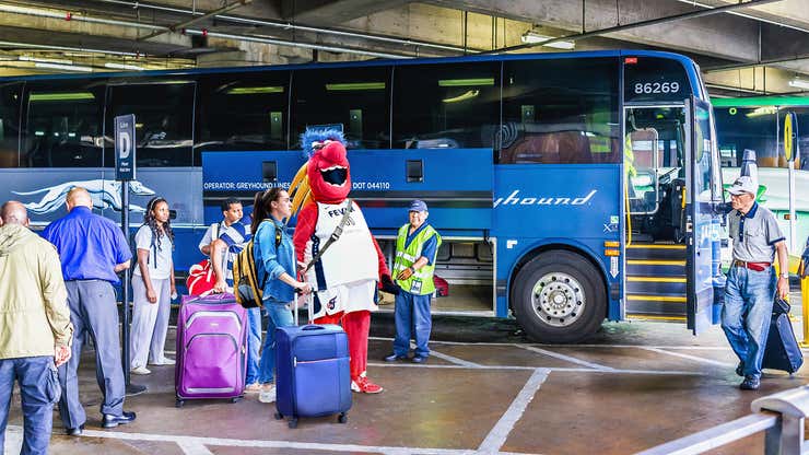 Image for Man Starstruck To See Caitlin Clark, Indiana Fever At Greyhound Bus Station