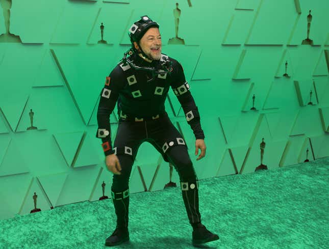 Image for article titled Hollywood’s Biggest Motion-Capture Stars Walk Oscars Green Carpet