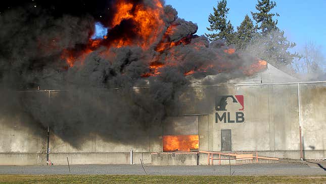 Image for article titled MLB Loses Millions of Stats In Warehouse Fire