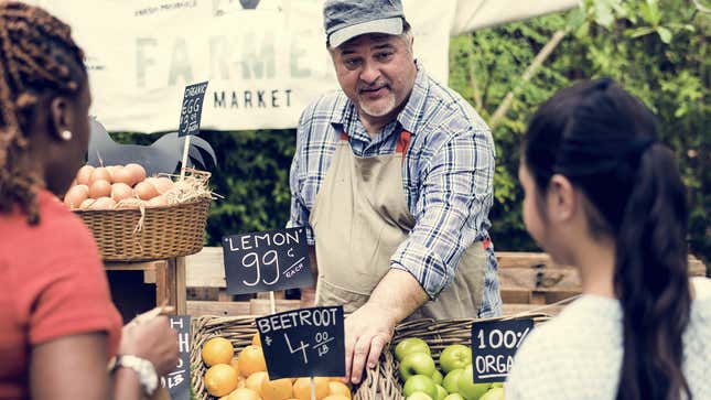 Image for article titled Longtime Farmers Market Vendor Knows Enthusiasm For New Jam Guy Will Eventually Fade